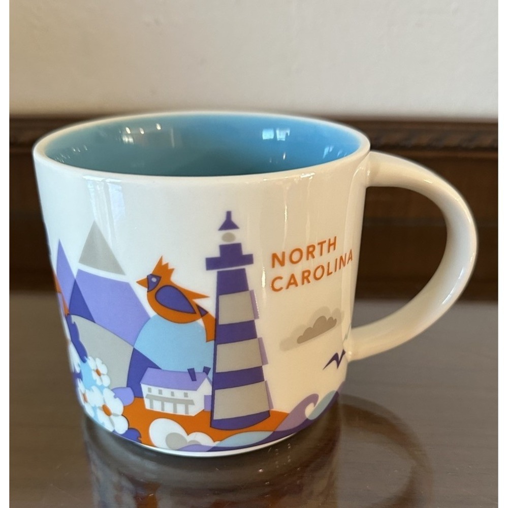 Starbucks‎ You Are Here Series 2014 North Carolina 14 oz Coffee Mug